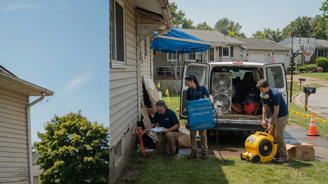 Ceiling Leak Cleanup in Hindsboro, IL near me