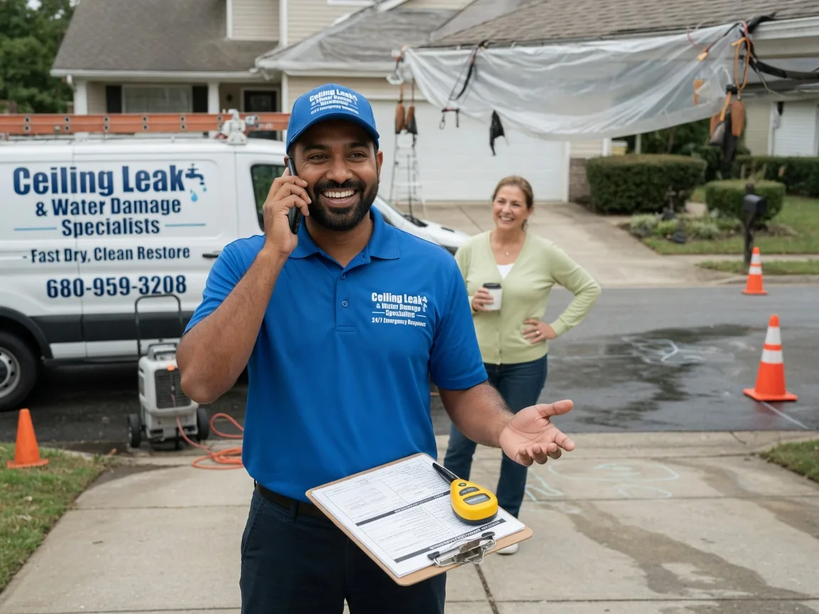 Ceiling Leak Cleanup Hindsboro, IL FAQs